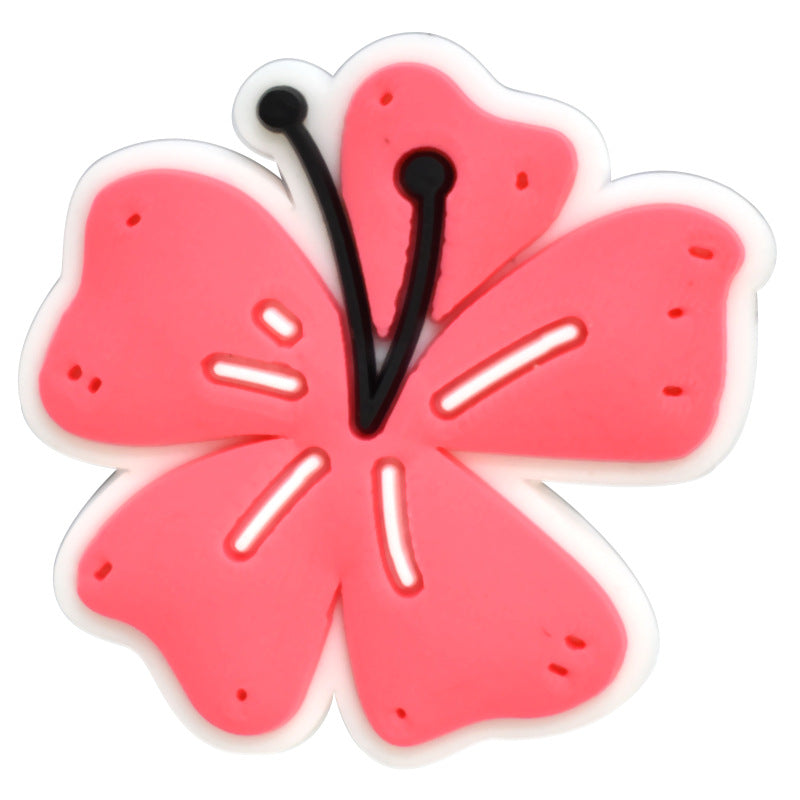 19pcs Summer DIY Ideas Series Charms - For Crocs Shoes EVA Bogg Bag Accessories