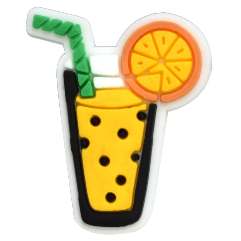 19pcs Summer DIY Ideas Series Charms - For Crocs Shoes EVA Bogg Bag Accessories