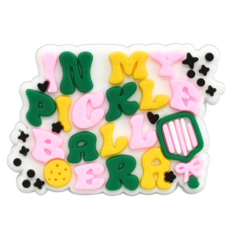 Pickleball Series Charms - For Crocs Shoes EVA Bogg Bag Accessories