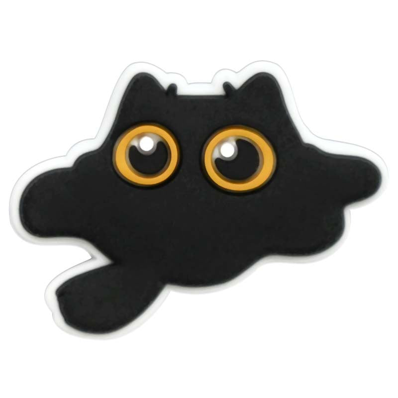 Black Cat Charms - For Crocs Shoes EVA Bogg Bag Accessories