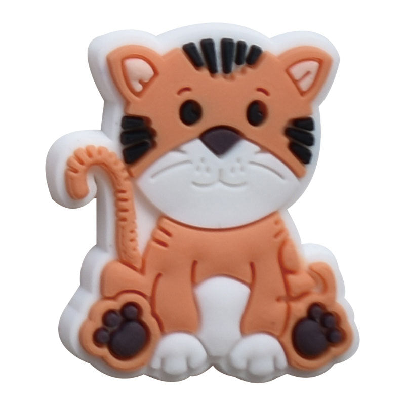 Jungle Animals Series Charms - For Crocs Shoes EVA Bogg Bag Accessories