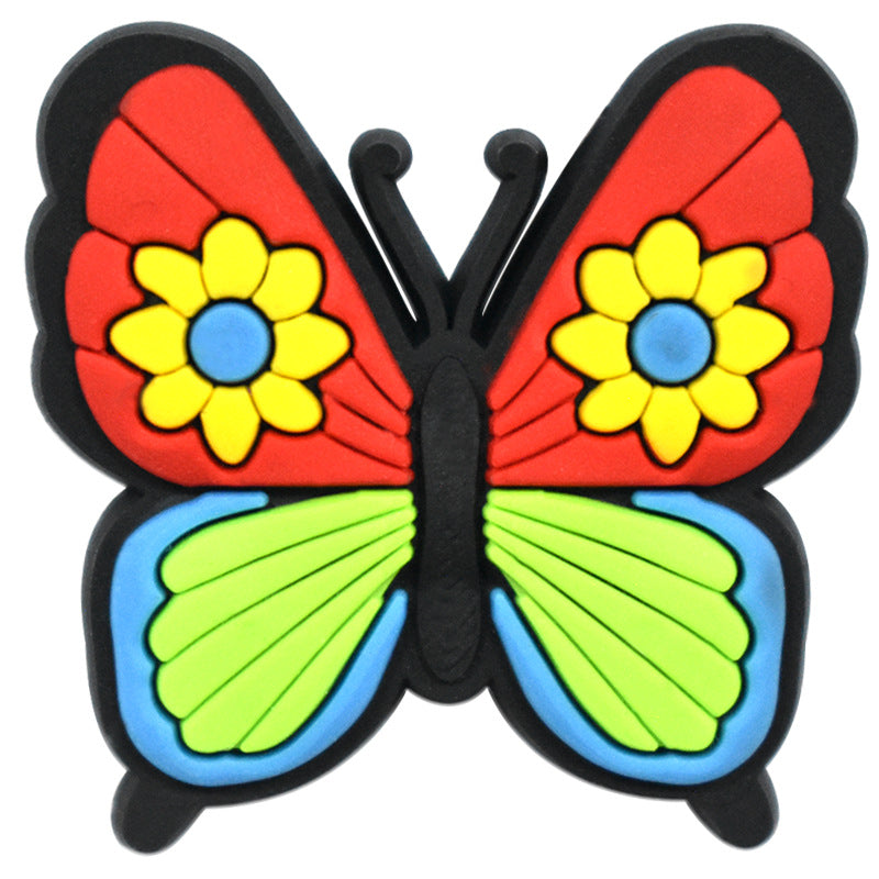 Summer Cartoon Series Charms - For Crocs Shoes EVA Bogg Bag Accessories