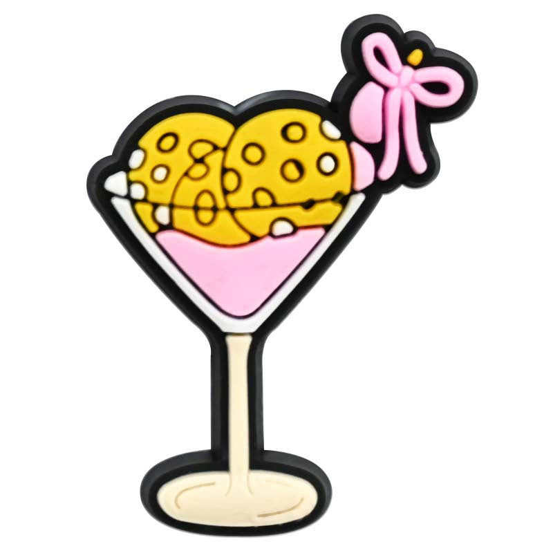 Pickleball Series Charms - For Crocs Shoes EVA Bogg Bag Accessories