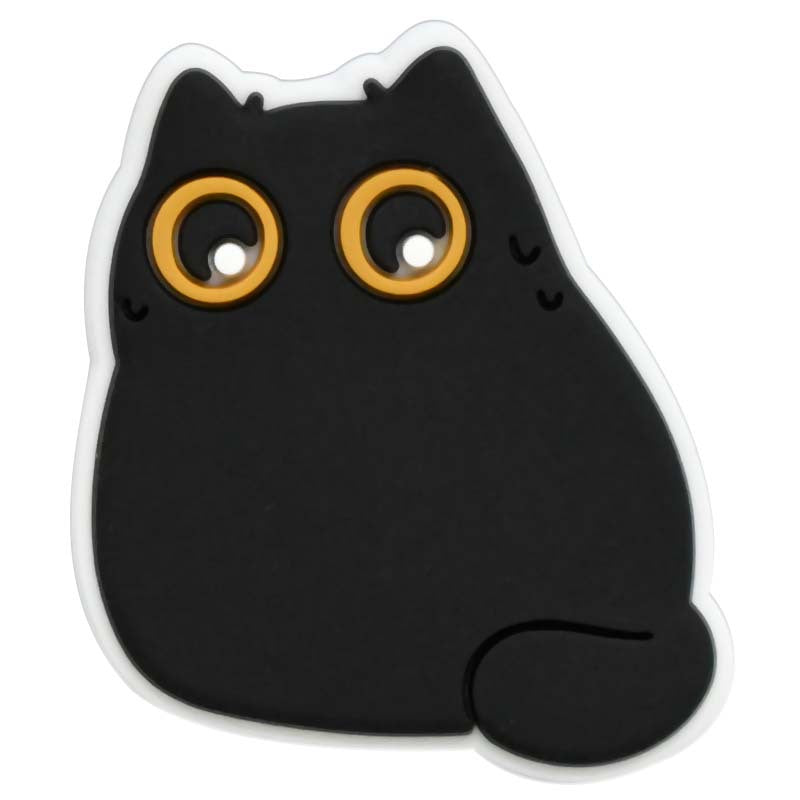 Black Cat Charms - For Crocs Shoes EVA Bogg Bag Accessories