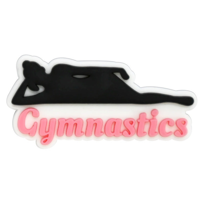 Dancing Girl Series Charms - For Crocs Shoes EVA Bogg Bag Accessories