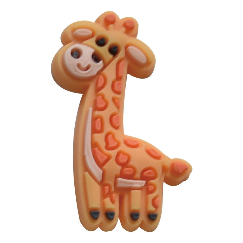 Jungle Animals Series Charms - For Crocs Shoes EVA Bogg Bag Accessories