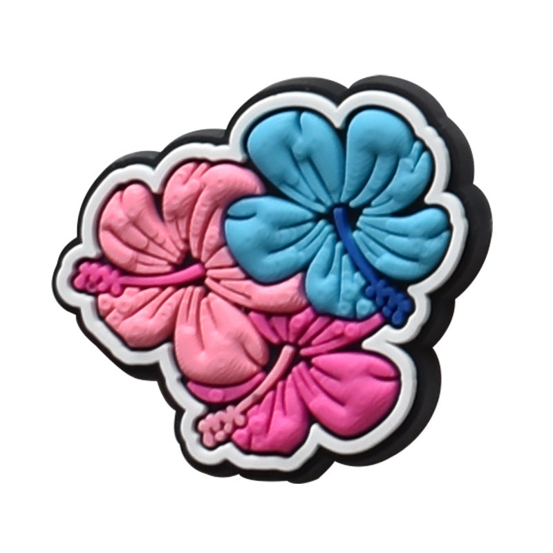 Beach Party Series Charms - For Crocs Shoes EVA Bogg Bag Accessories