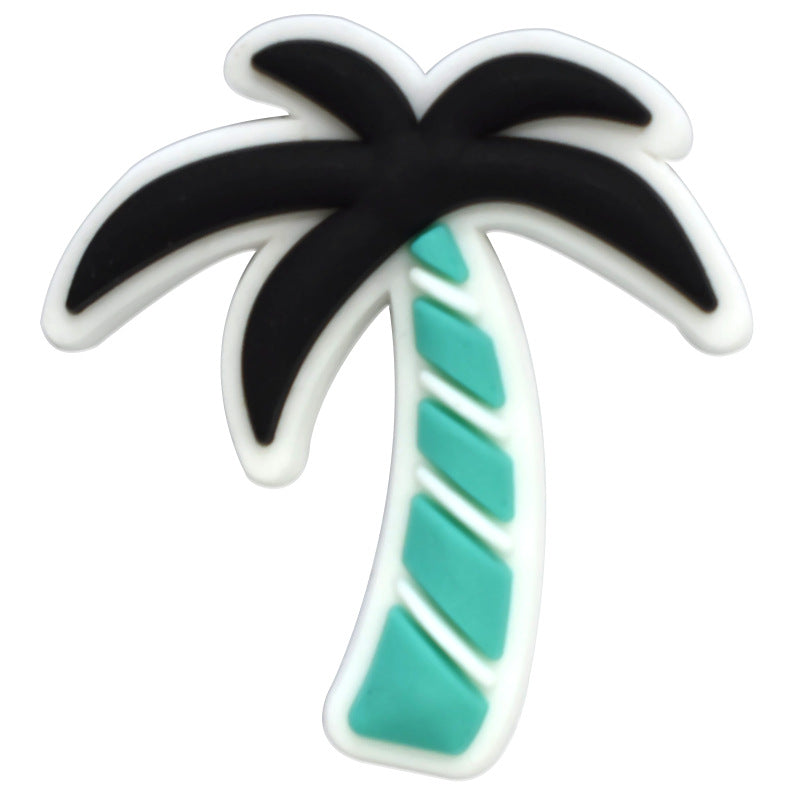 19pcs Summer DIY Ideas Series Charms - For Crocs Shoes EVA Bogg Bag Accessories