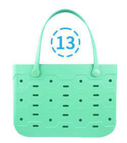 Beach Bag Rubber Tote Bag Waterproof Open Large Rubber Beach Bag for Pool Travel Beach Sports