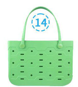 Beach Bag Rubber Tote Bag Waterproof Open Large Rubber Beach Bag for Pool Travel Beach Sports