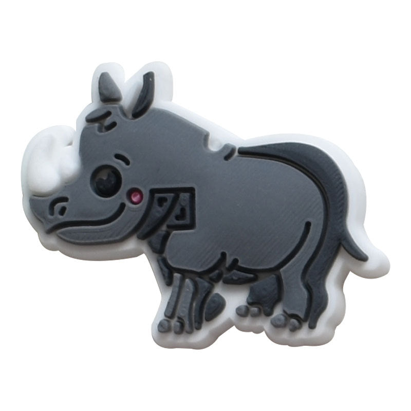 Jungle Animals Series Charms - For Crocs Shoes EVA Bogg Bag Accessories