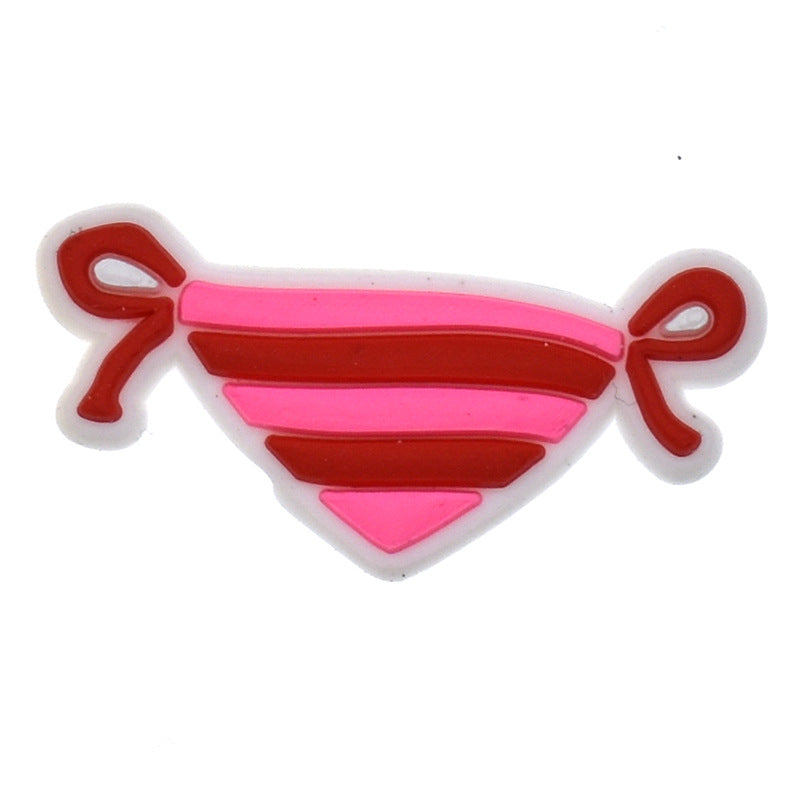 Beach Party Series Charms - For Crocs Shoes EVA Bogg Bag Accessories