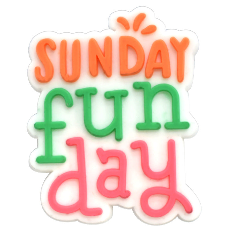 Summer Beach Series Charms - For Crocs Shoes EVA Bogg Bag Accessories