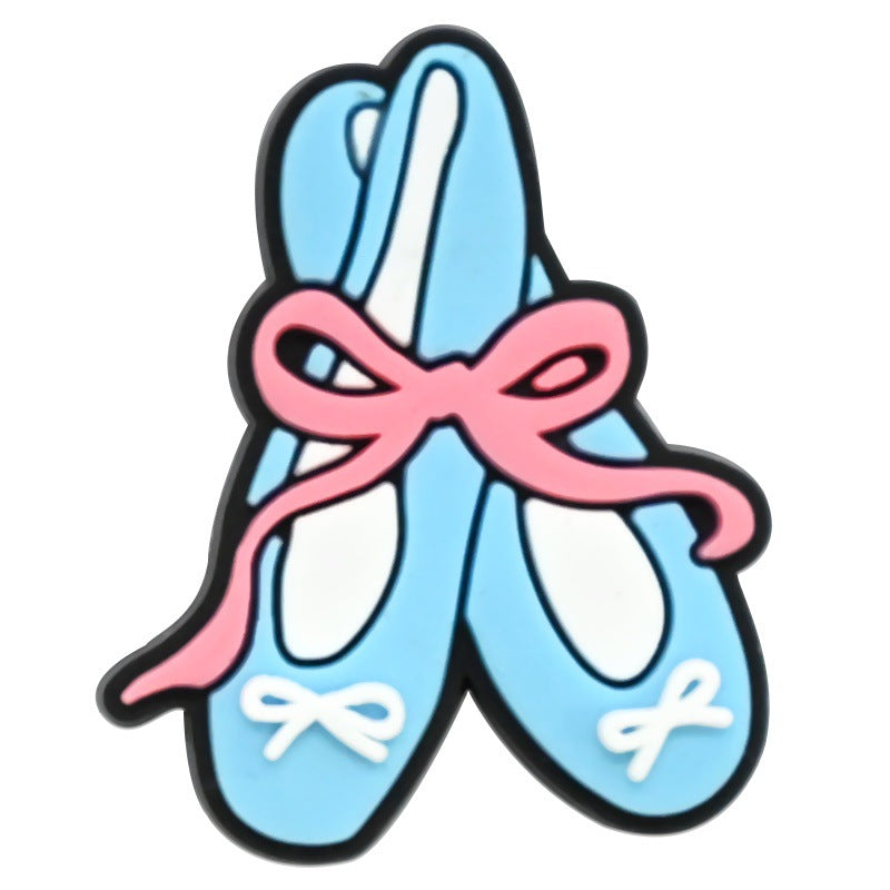 Dancing Girl Series Charms - For Crocs Shoes EVA Bogg Bag Accessories