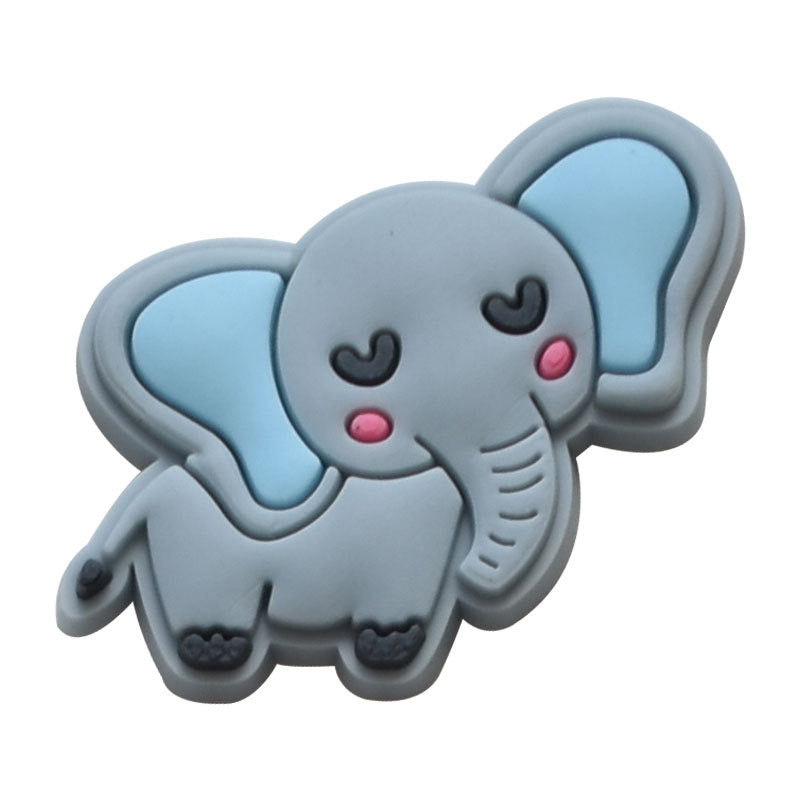 Jungle Animals Series Charms - For Crocs Shoes EVA Bogg Bag Accessories