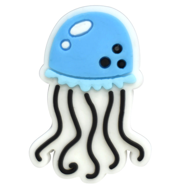 19pcs Summer DIY Ideas Series Charms - For Crocs Shoes EVA Bogg Bag Accessories