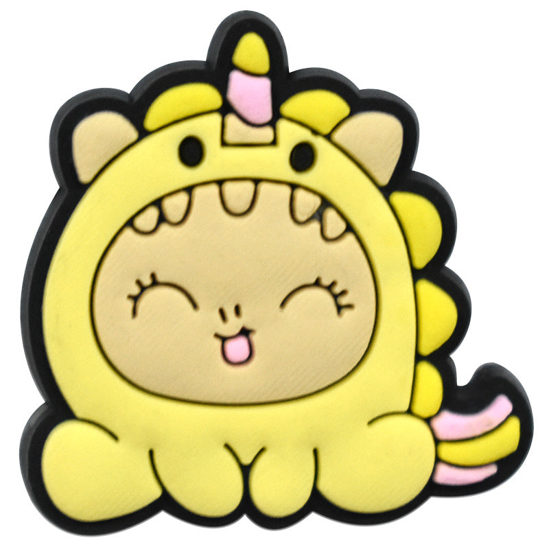 Summer Cartoon Series Charms - For Crocs Shoes EVA Bogg Bag Accessories