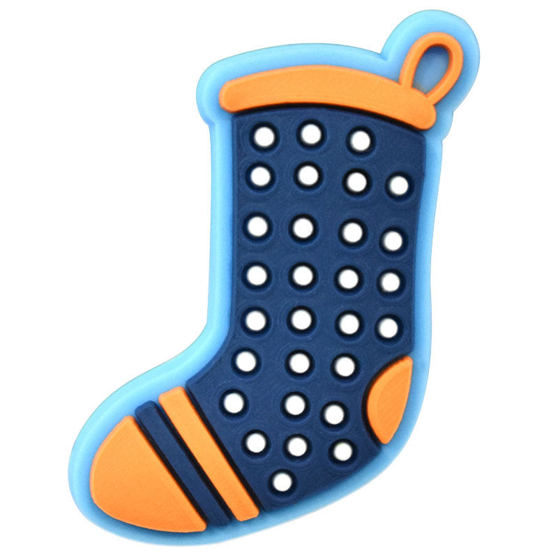 25PCS Winter Charms - For Crocs Shoes EVA Bogg Bag Accessories