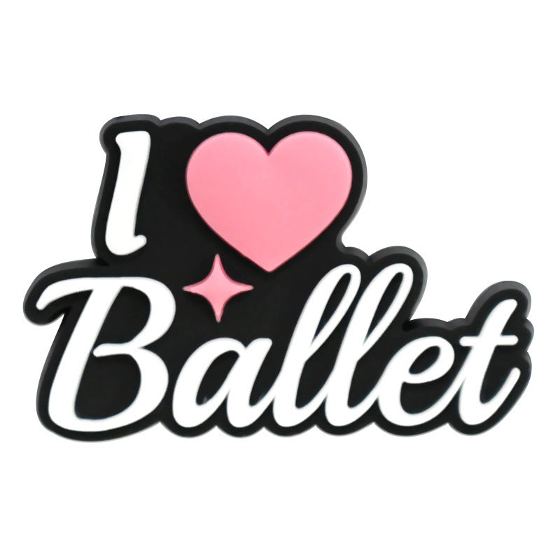 Dancing Girl Series Charms - For Crocs Shoes EVA Bogg Bag Accessories