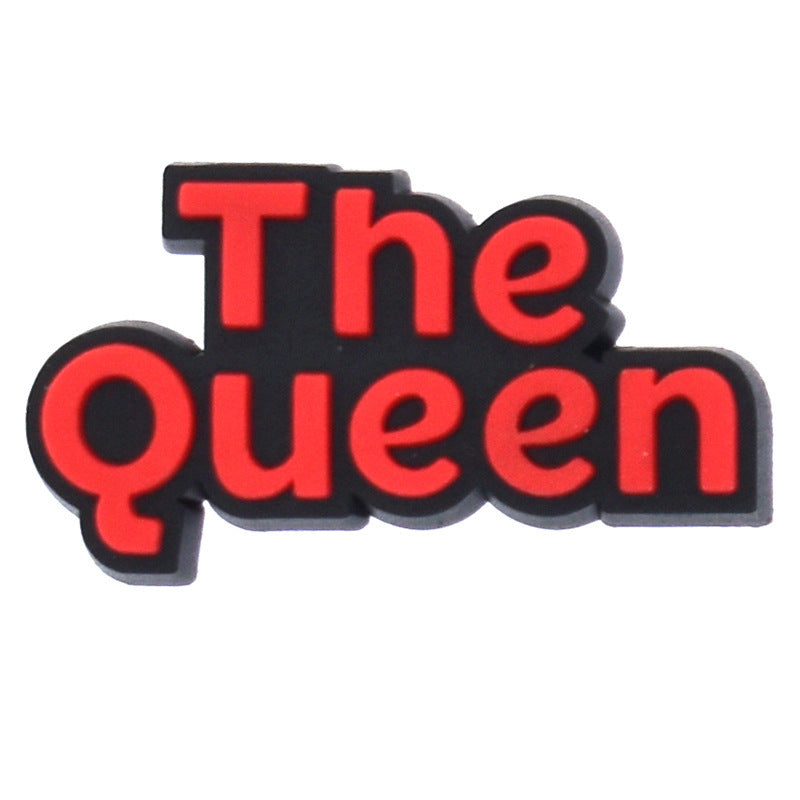 English Phrase  Series Charms - For Crocs Shoes EVA Bogg Bag Accessories