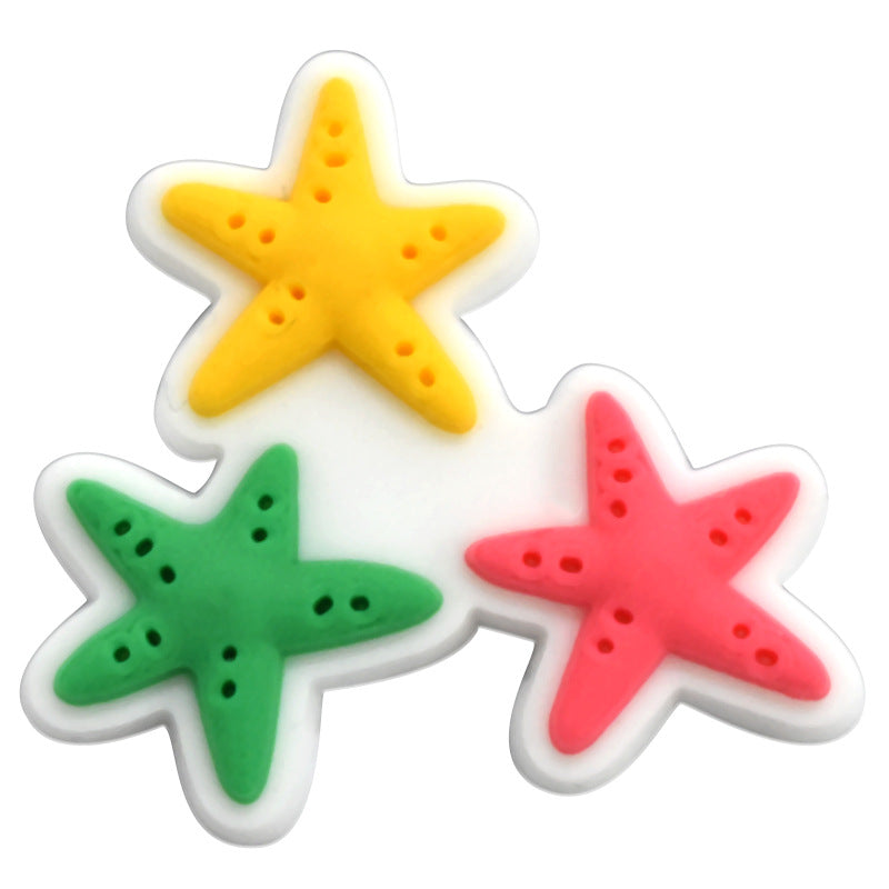 19pcs Summer DIY Ideas Series Charms - For Crocs Shoes EVA Bogg Bag Accessories