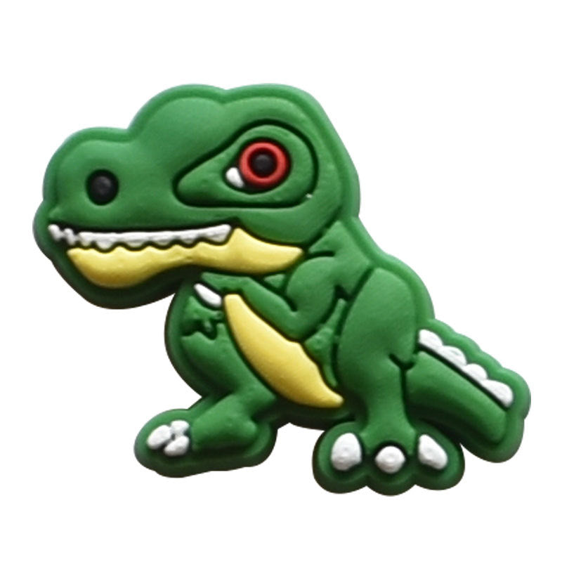 Cartoon Dinosaur Series Charms - For Crocs Shoes EVA Bogg Bag Accessories