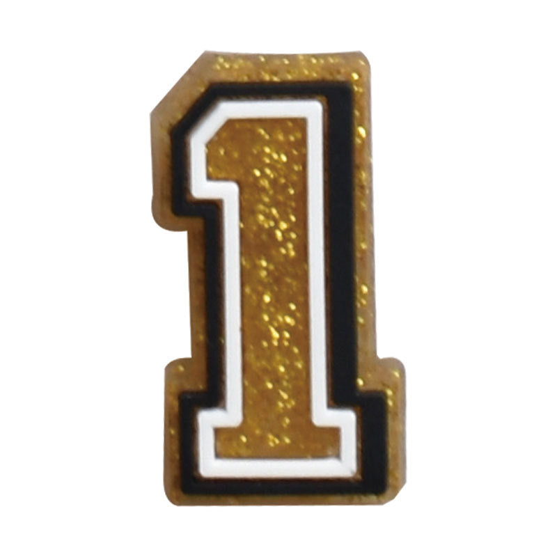 Gold 0-9 And 26pcs A-Z Letters Series Charms - For Crocs Shoes EVA Bogg Bag Accessories