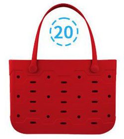 Beach Bag Rubber Tote Bag Waterproof Open Large Rubber Beach Bag for Pool Travel Beach Sports