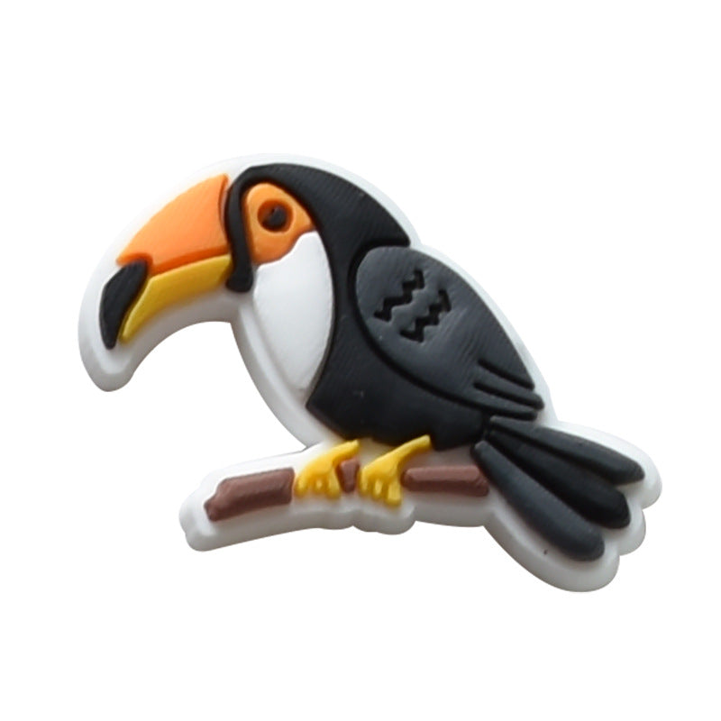 Beach Party Series Charms - For Crocs Shoes EVA Bogg Bag Accessories