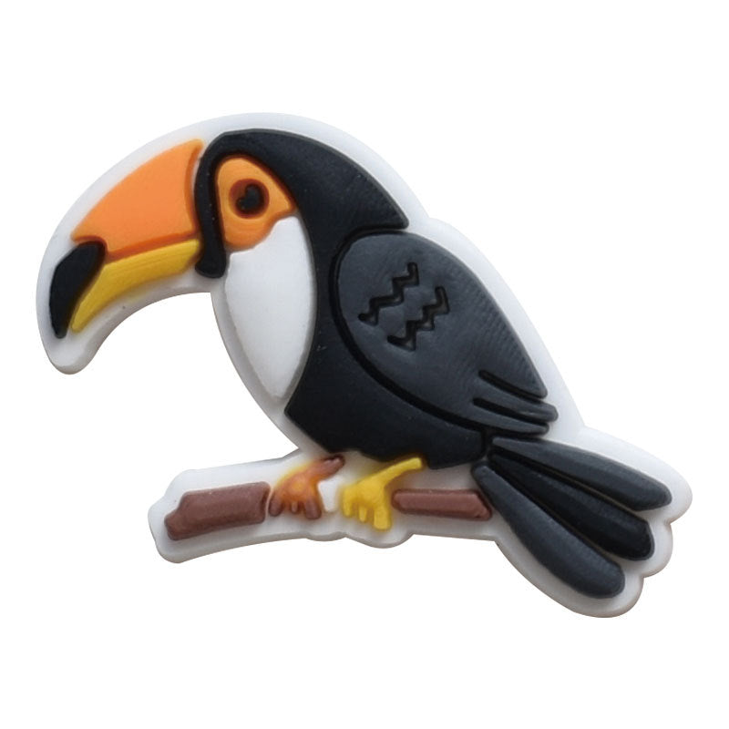 Jungle Animals Series Charms - For Crocs Shoes EVA Bogg Bag Accessories