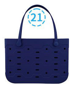 Beach Bag Rubber Tote Bag Waterproof Open Large Rubber Beach Bag for Pool Travel Beach Sports