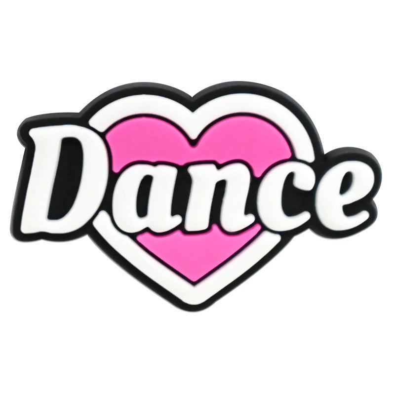 Dancing Girl Series Charms - For Crocs Shoes EVA Bogg Bag Accessories