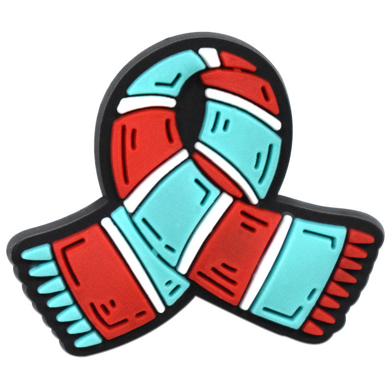 25PCS Winter Charms - For Crocs Shoes EVA Bogg Bag Accessories