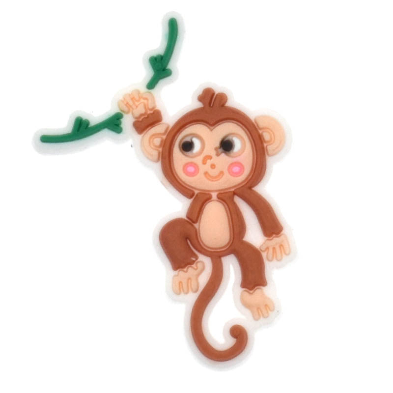 Jungle Animals Series Charms - For Crocs Shoes EVA Bogg Bag Accessories