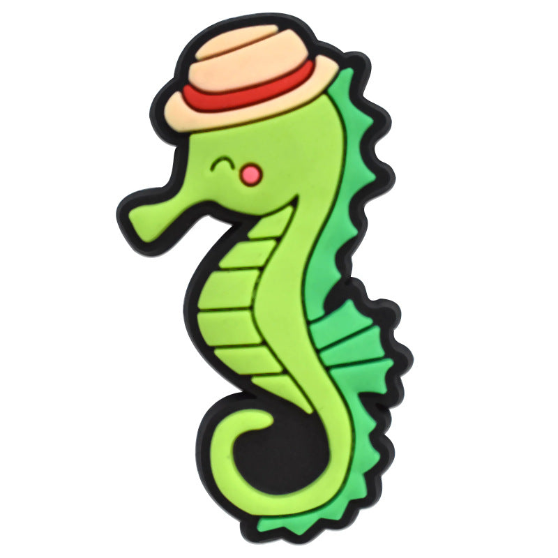 Summer Beach Series Charms - For Crocs Shoes EVA Bogg Bag Accessories