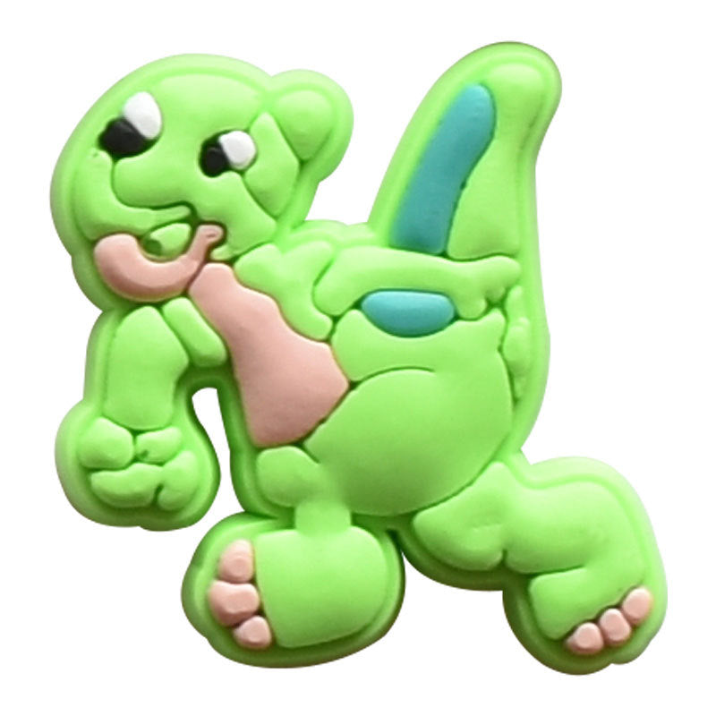 Cartoon Dinosaur Series Charms - For Crocs Shoes EVA Bogg Bag Accessories