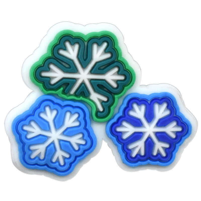 25PCS Winter Charms - For Crocs Shoes EVA Bogg Bag Accessories