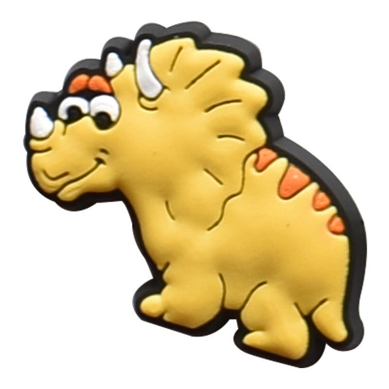 Cartoon Dinosaur Series Charms - For Crocs Shoes EVA Bogg Bag Accessories
