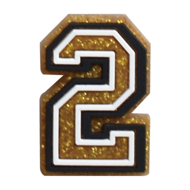 Gold 0-9 And 26pcs A-Z Letters Series Charms - For Crocs Shoes EVA Bogg Bag Accessories