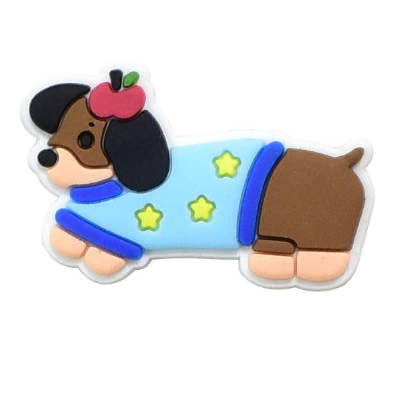 Puppy Series Charms - For Crocs Shoes EVA Bogg Bag Accessories