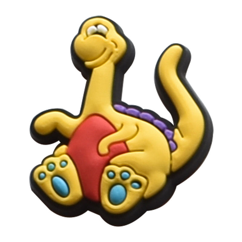 Cartoon Dinosaur Series Charms - For Crocs Shoes EVA Bogg Bag Accessories