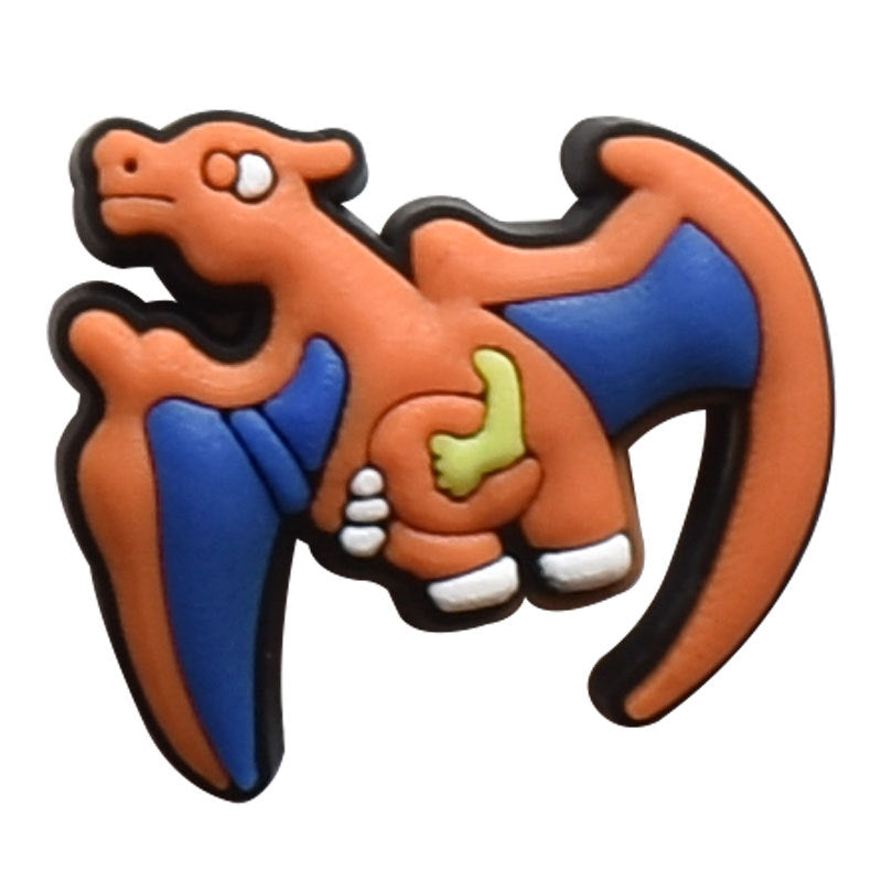 Cartoon Dinosaur Series Charms - For Crocs Shoes EVA Bogg Bag Accessories