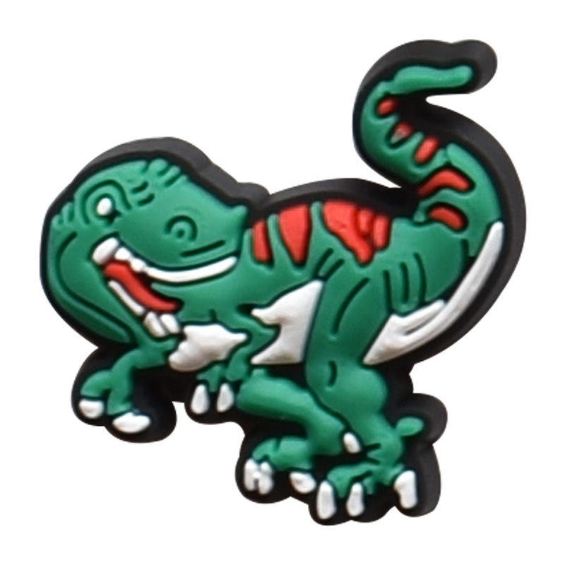 Cartoon Dinosaur Series Charms - For Crocs Shoes EVA Bogg Bag Accessories