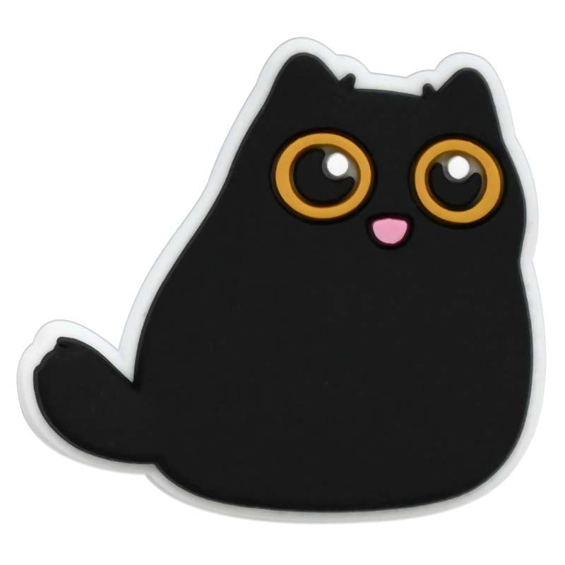 Black Cat Charms - For Crocs Shoes EVA Bogg Bag Accessories
