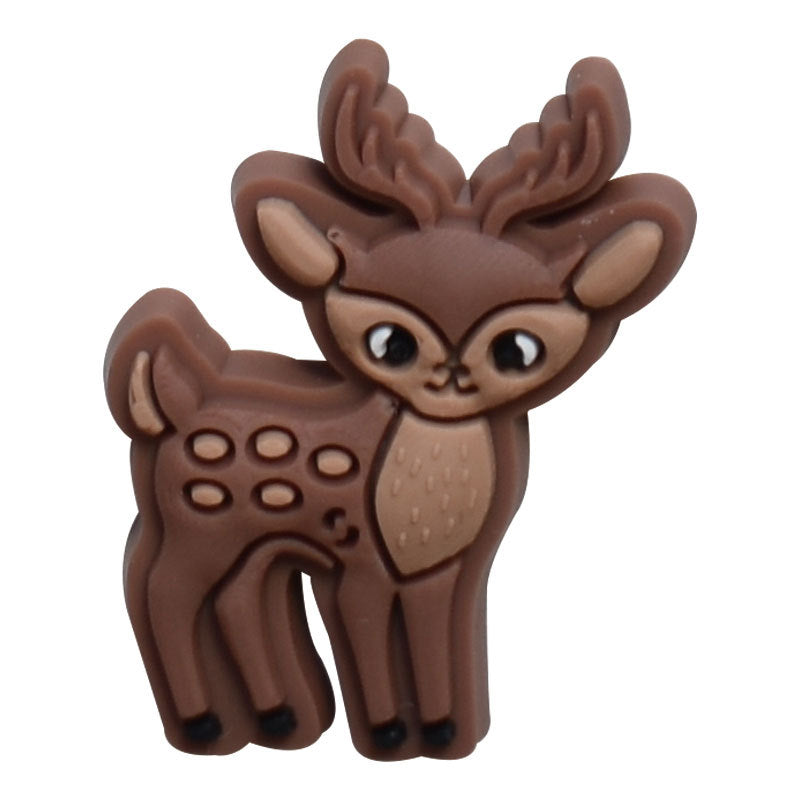 Jungle Animals Series Charms - For Crocs Shoes EVA Bogg Bag Accessories