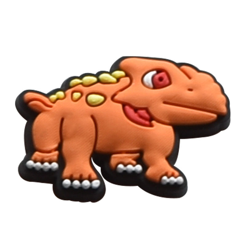 Cartoon Dinosaur Series Charms - For Crocs Shoes EVA Bogg Bag Accessories