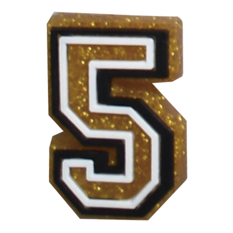 Gold 0-9 And 26pcs A-Z Letters Series Charms - For Crocs Shoes EVA Bogg Bag Accessories