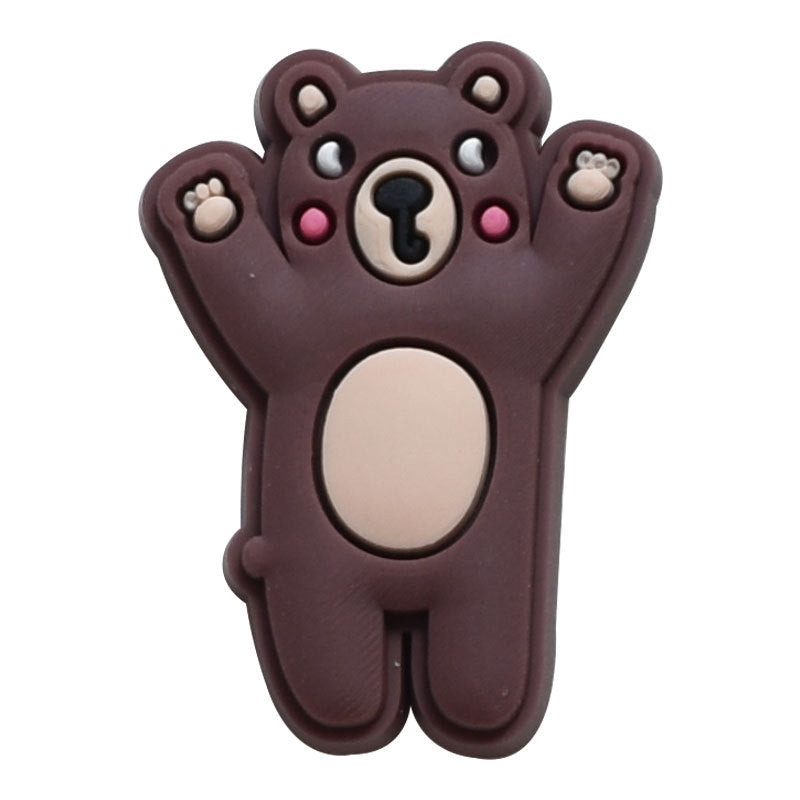 Jungle Animals Series Charms - For Crocs Shoes EVA Bogg Bag Accessories