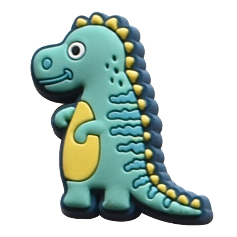 Cartoon Dinosaur Series Charms - For Crocs Shoes EVA Bogg Bag Accessories