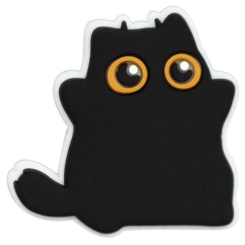 Black Cat Charms - For Crocs Shoes EVA Bogg Bag Accessories